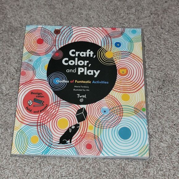 ☆ Craft, Color, and Play Oodles Of Funtastic Activities Activity Book by Twirl ☆ - Picture 1 of 9